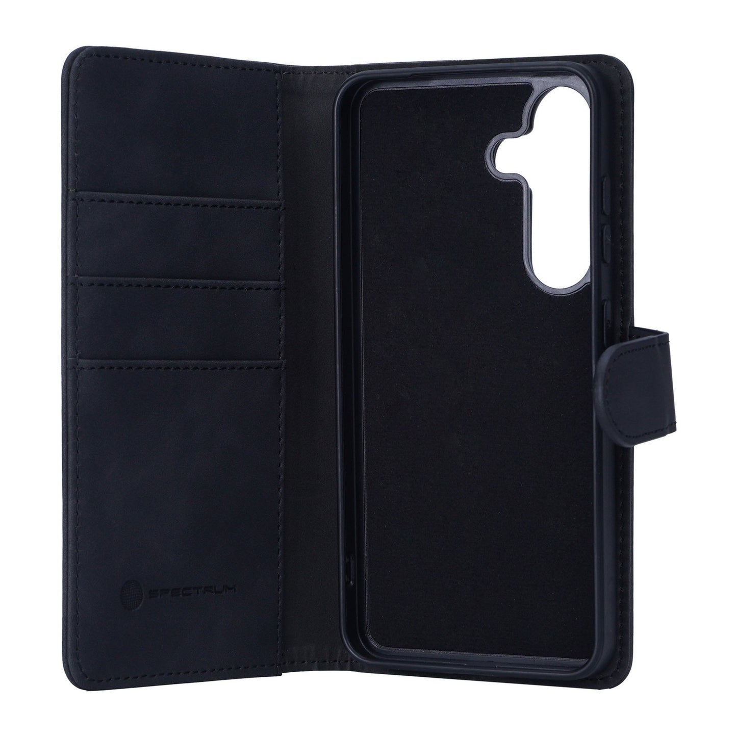 Samsung Galaxy S25/S24 SPECTRUM Folio Slim Detachable 2-1 Wallet Case - Black - 15-13894