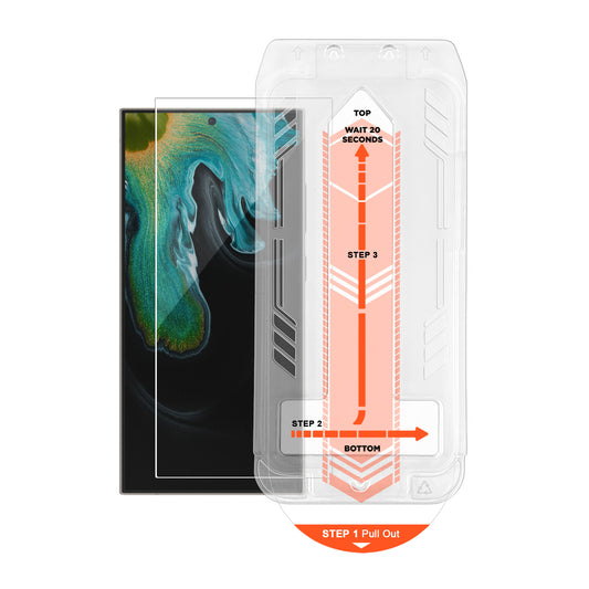 Samsung Galaxy S25 Ultra HyperGear Tempered Glass Screen Protector w/Installation Applicator Tray - 15-13916