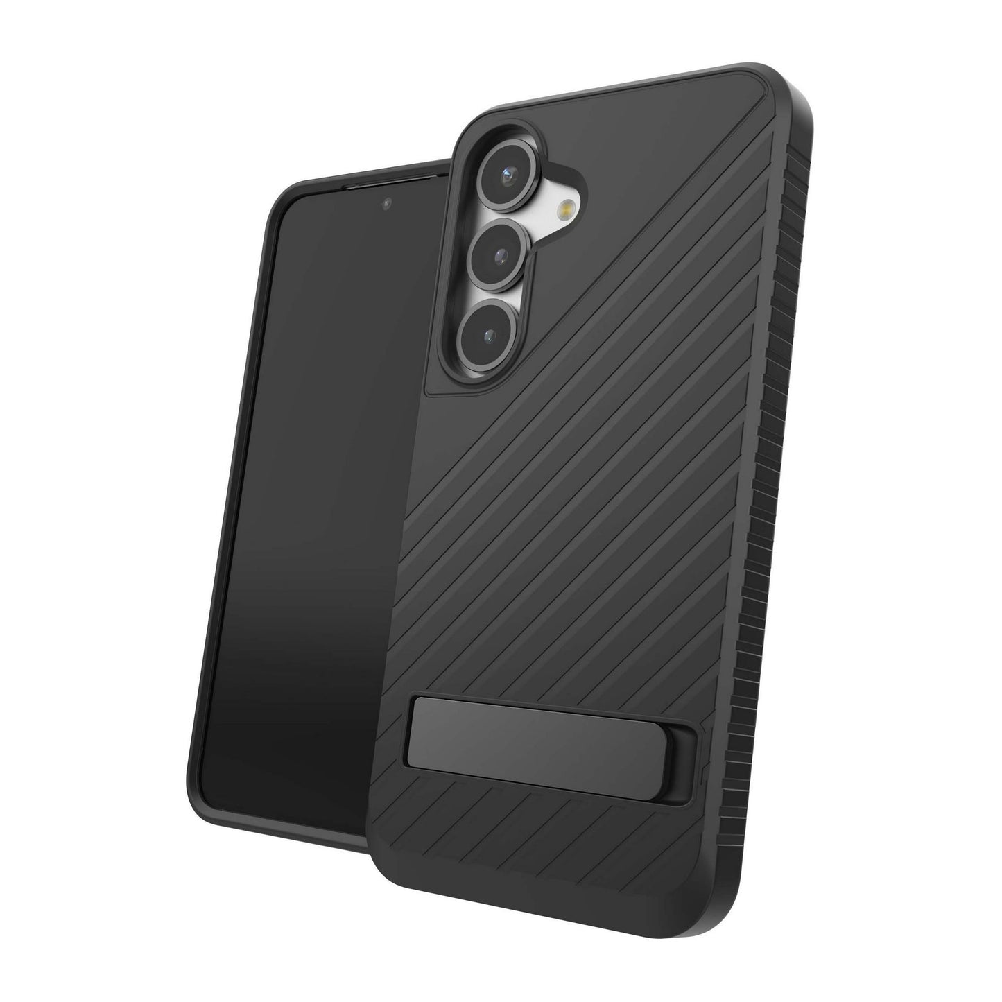 Samsung Galaxy S25 ZAGG Graphene Denali Kickstand Case - Black - 15-13996