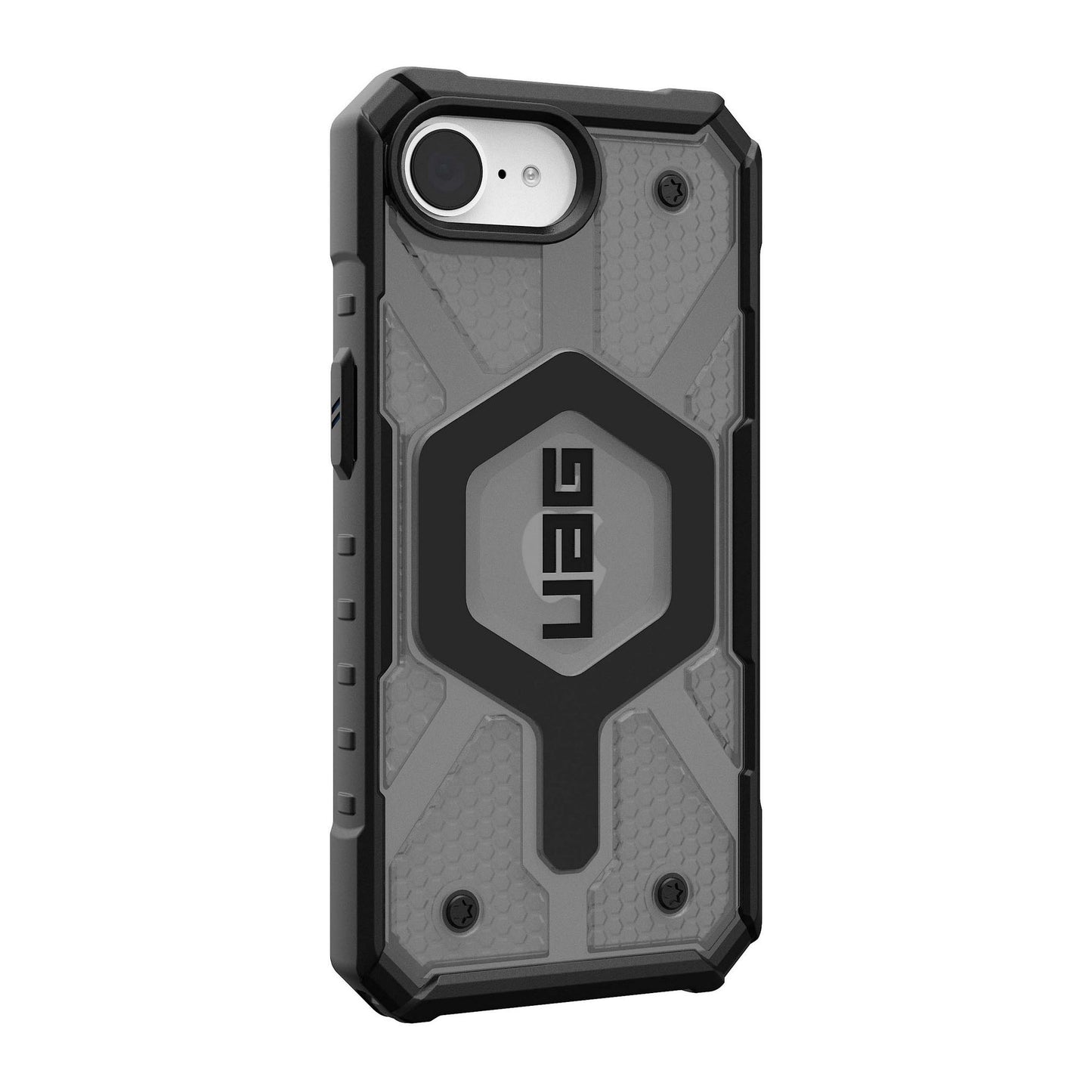 iPhone 16e UAG Pathfinder Clear MagSafe Case - Ash - 15-14037