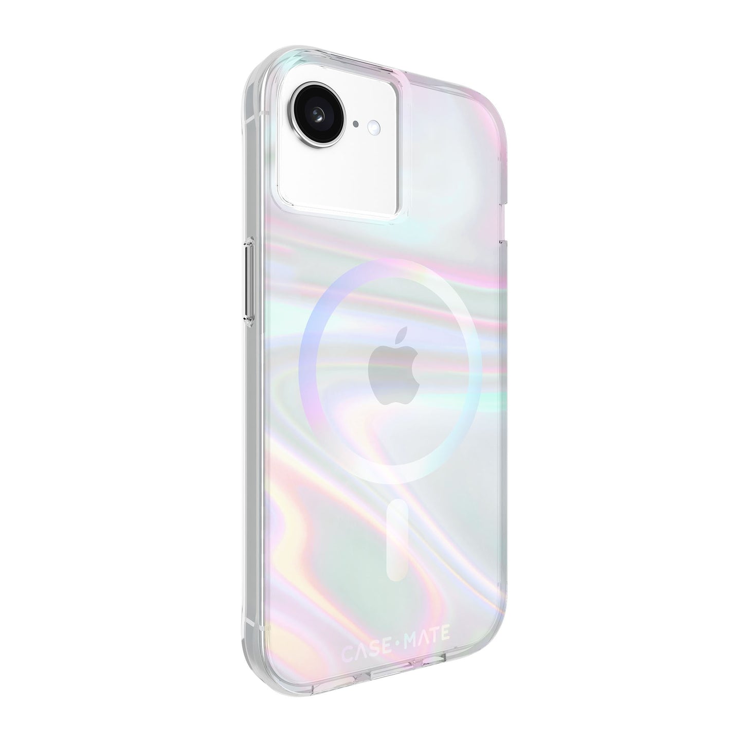 iPhone 16e/15/14/13 Case-Mate Soap Bubble MagSafe Case - Iridescent - 15-14095