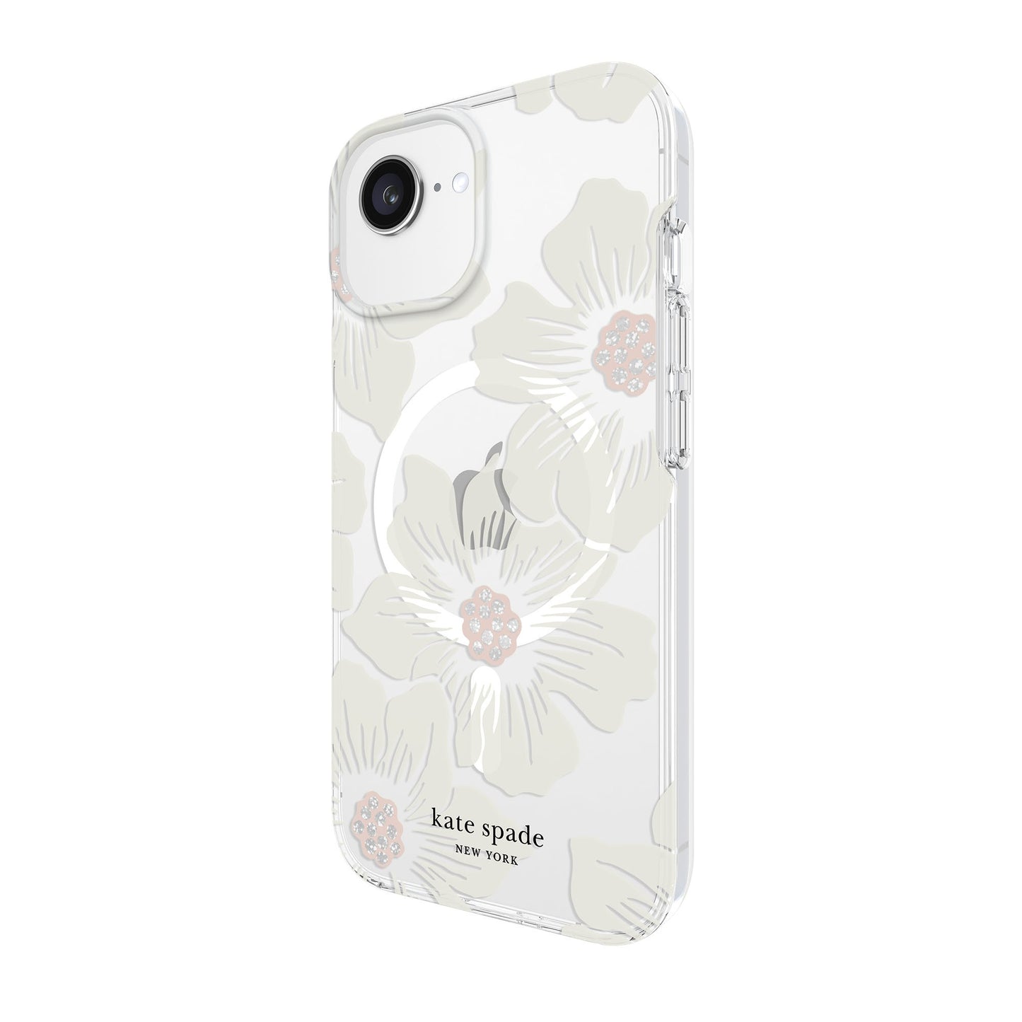 iPhone 16e/15/14/13  Kate Spade Protective Prints MagSafe Case - Hollyhock Floral - 15-14098