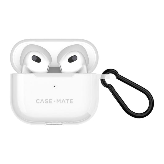 Airpods 4 Case-Mate Tough Case - Clear w/Carabiner - 15-14206