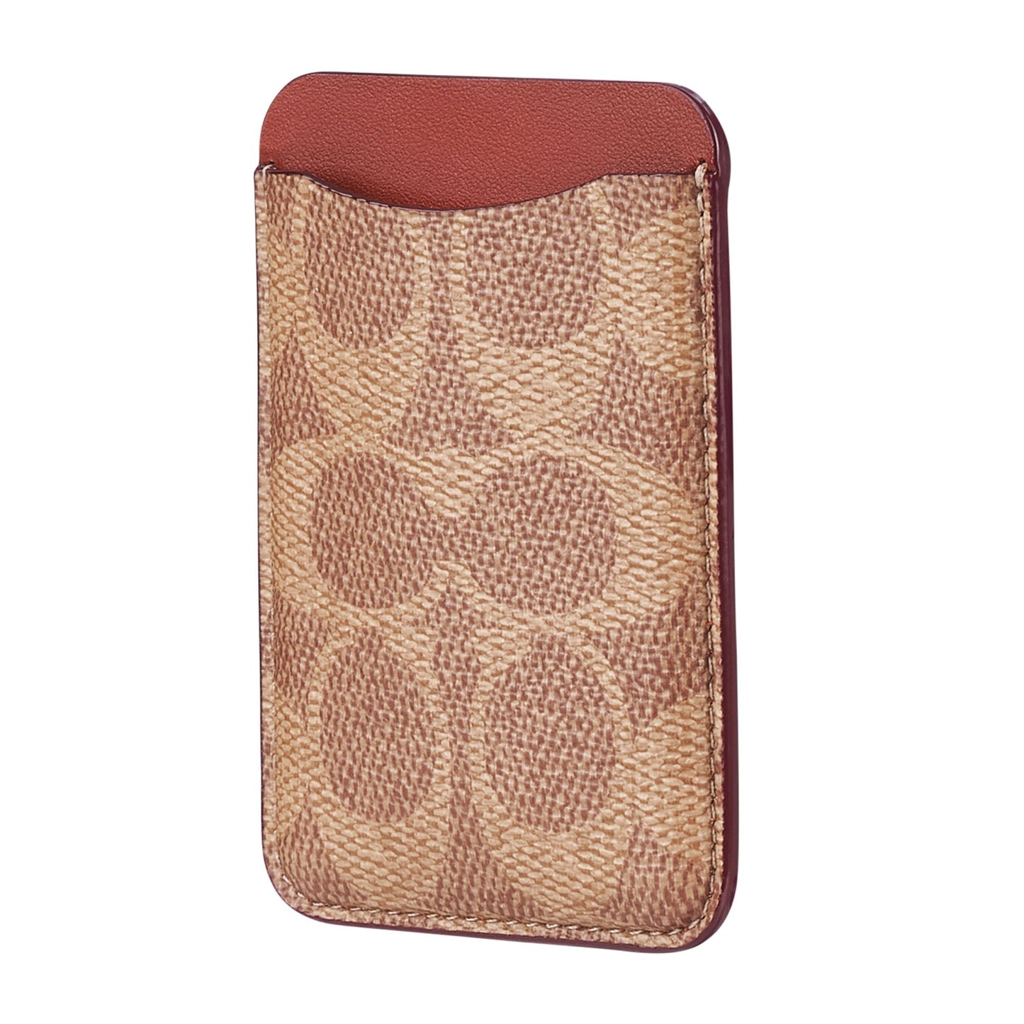 Universal Coach Signature C Magnetic Cardholder - Tan - 15-14208