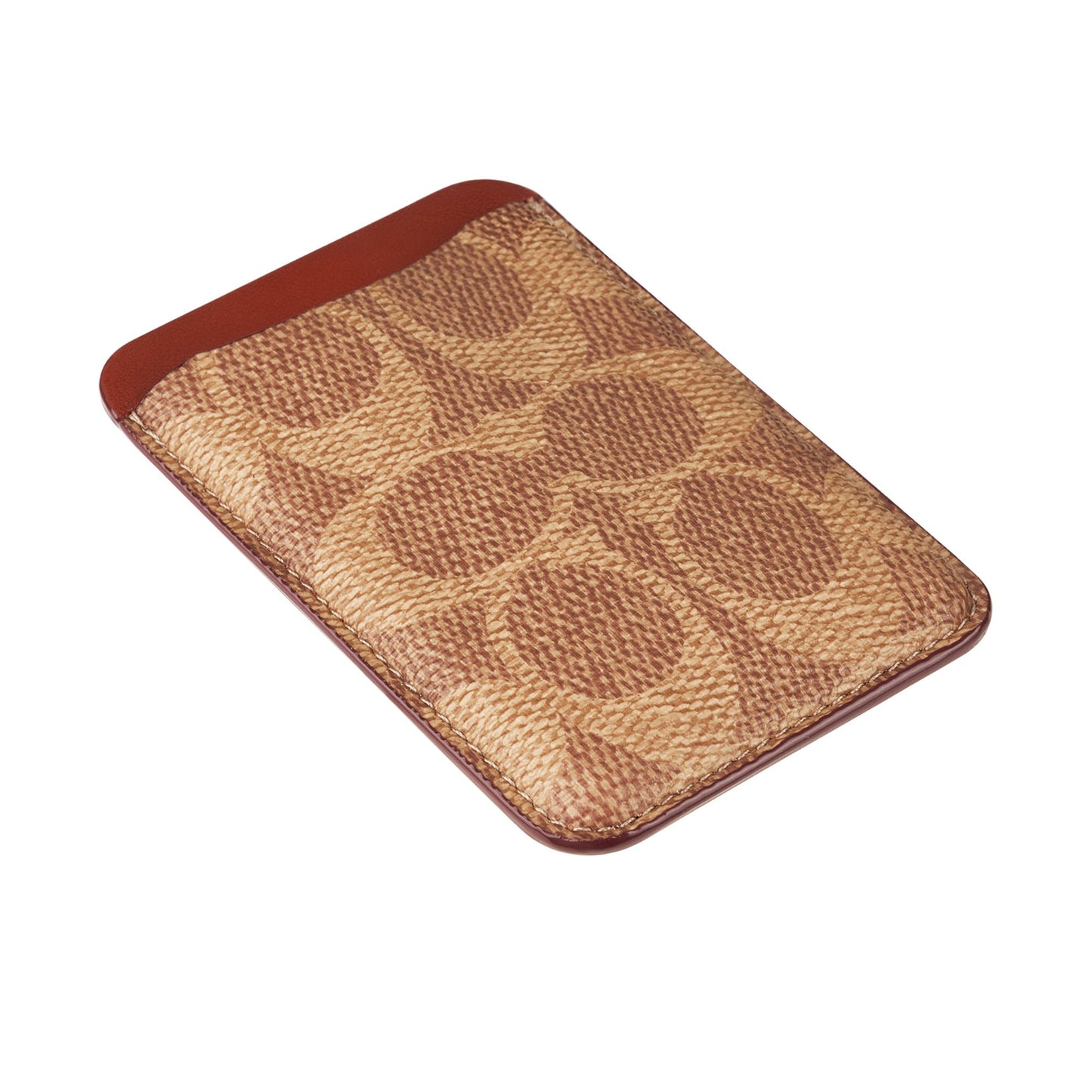 Universal Coach Signature C Magnetic Cardholder - Tan - 15-14208