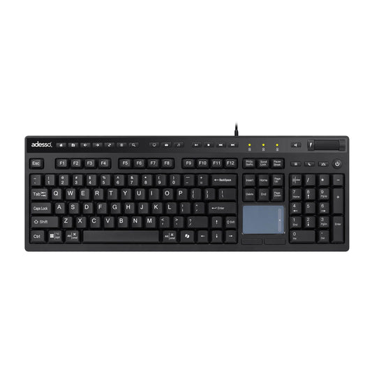 Adesso Multi OS USB Desktop Keyboard with Touchpad - 15-14251