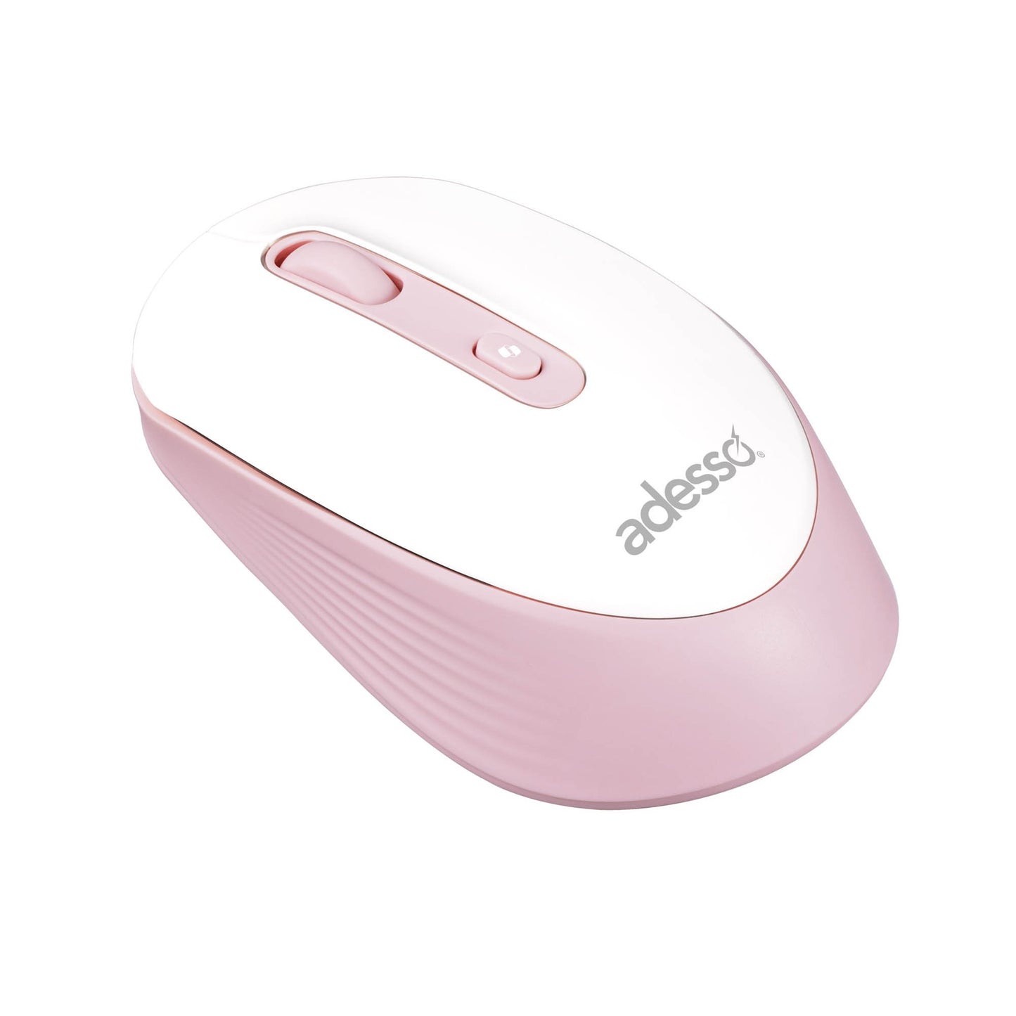 Adesso Wireless Mouse with AI CoPilot Shortcut Button - Pink - 15-14262