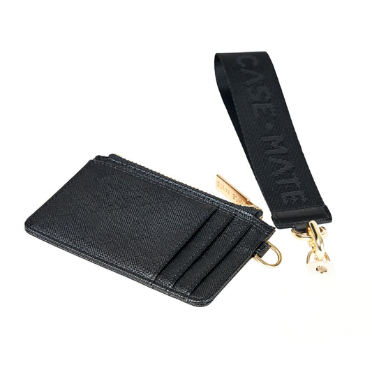 Universal Case-Mate Essential Phone Strap with Wallet - Black - 15-14283