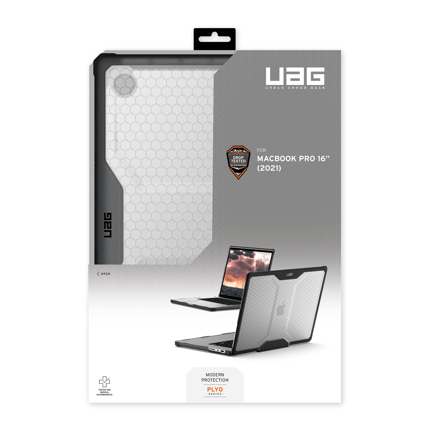 MacBook Pro 16-in  M3/M4 Max & Pro UAG Plyo Case - Ice - 15-14285