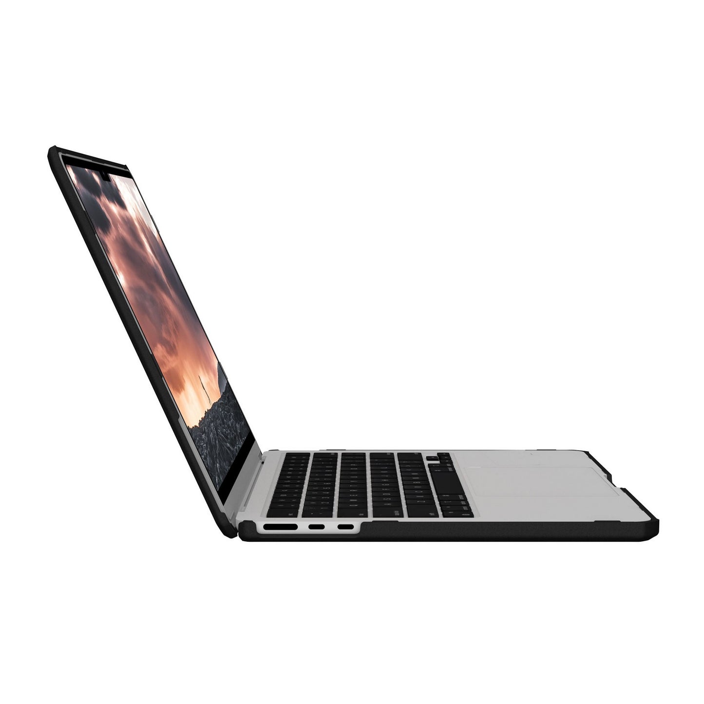 MacBook Air 13-in. M2/M3/M4 UAG Plyo Case - Ice/Black - 15-14286