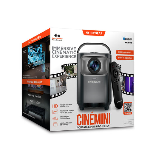 HyperGear Cinemini Portable Mini Projector w/ Android OS - 15-14288