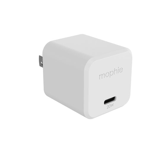 Mophie 20W USB-C PD Wall Charger - White - 15-14306