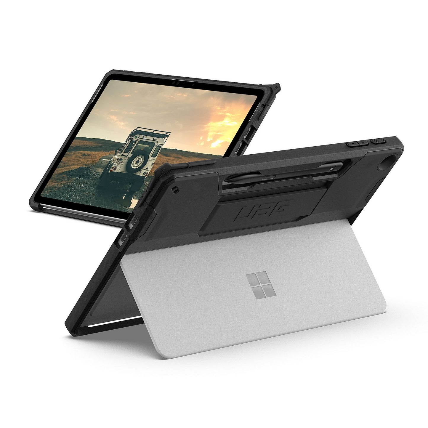 Microsoft Surface Pro 1st Edition 12inch UAG Scout w/Handstrap - Black - 15-14323