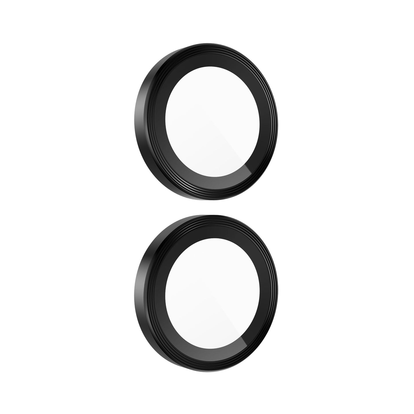Samsung Galaxy S25 Edge Case-Mate Aluminum Ring Glass Lens Protector - Black - 15-14338