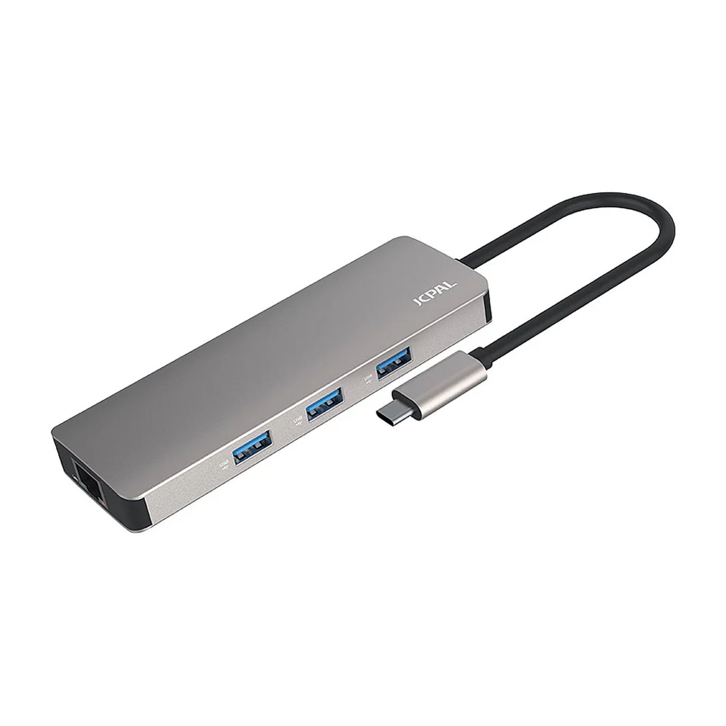 JCPal LinX USB-C 9 Ports Adapter - Grey - 15-14369