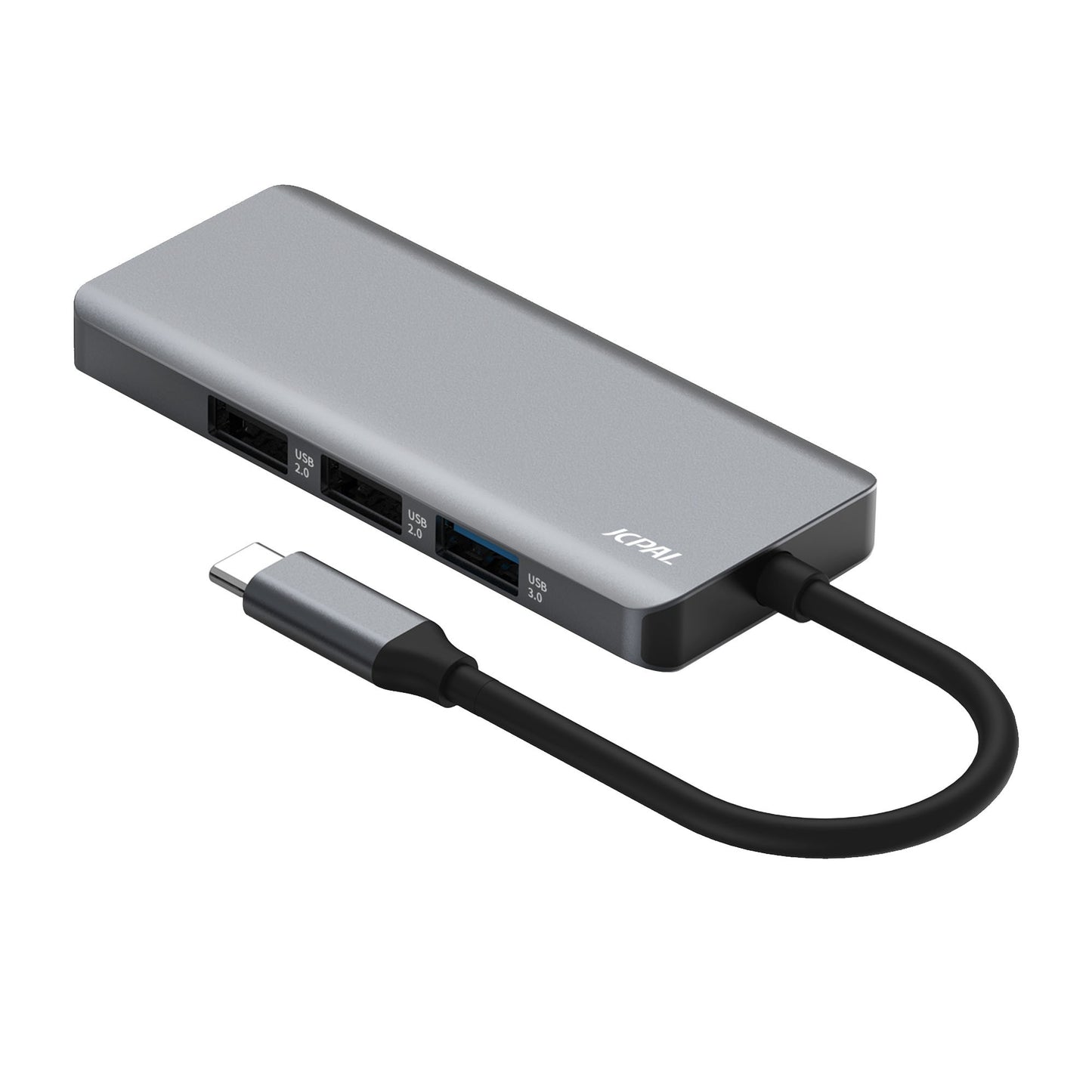 JCPal Linx USB-C 7in1 Hub - Grey - 15-14372