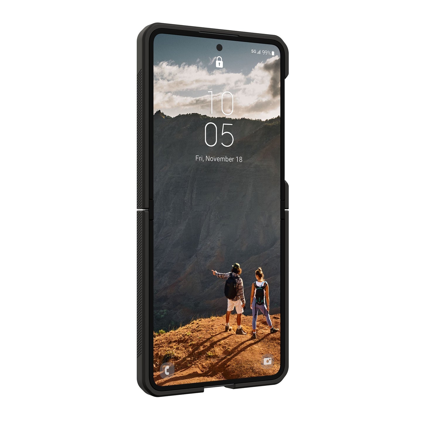 Samsung Galaxy Z Flip7 UAG Mouve w/Magnets Case - Ash - 15-14396