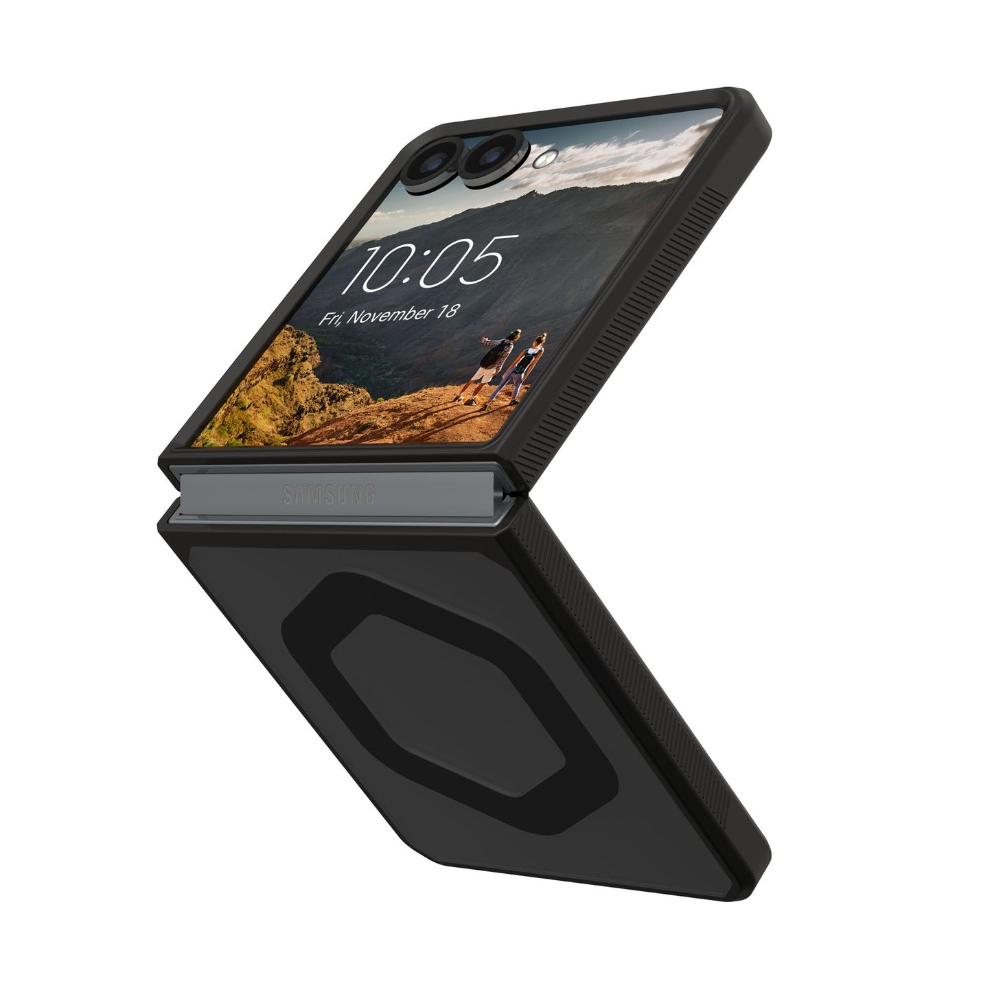 Samsung Galaxy Z Flip7 UAG Mouve w/Magnets Case - Ash - 15-14396