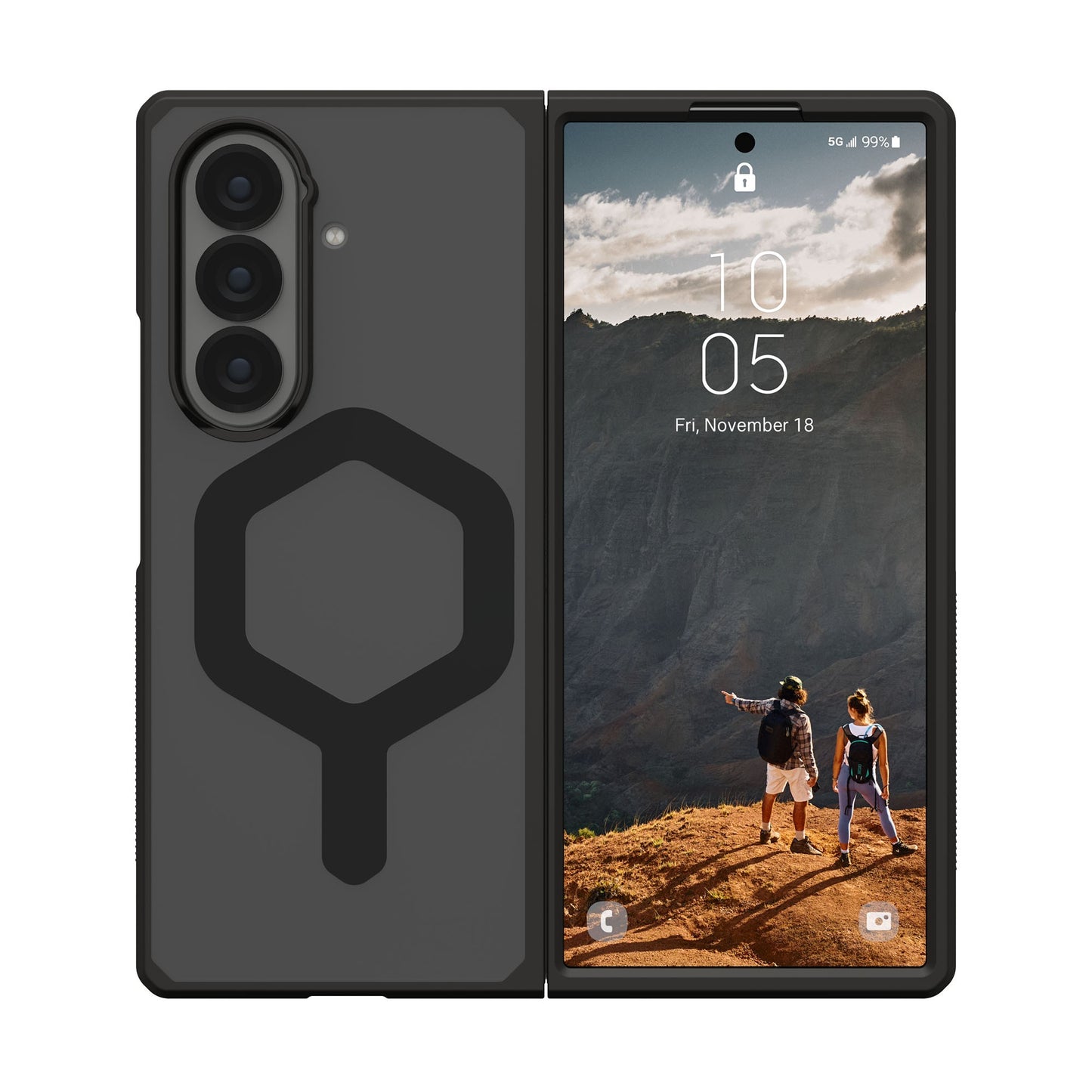 Samsung Galaxy Z Fold7 UAG Mouve w/Magnets Case - Ash - 15-14397