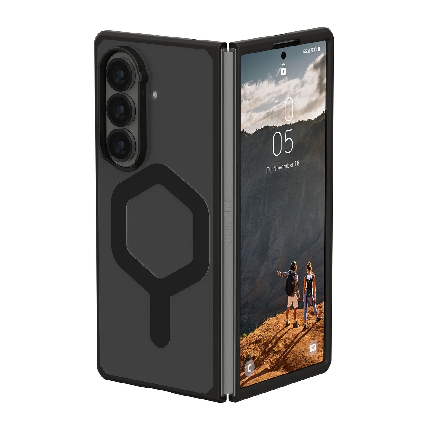 Samsung Galaxy Z Fold7 UAG Mouve w/Magnets Case - Ash - 15-14397