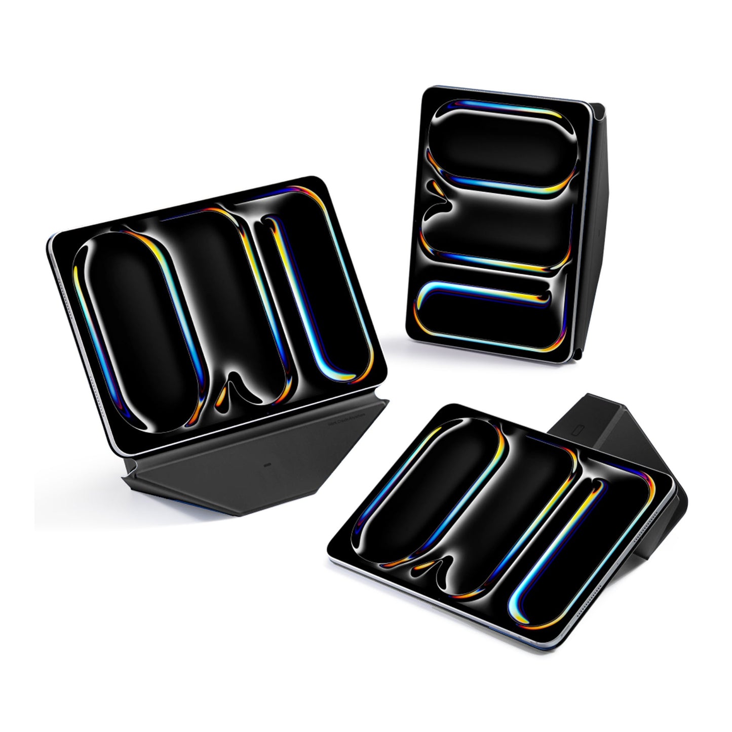 iPad Air 13-in M3/M2/Pro 12.9 6th Gen MOFT Dynamic Folio Case - Black - 15-14411