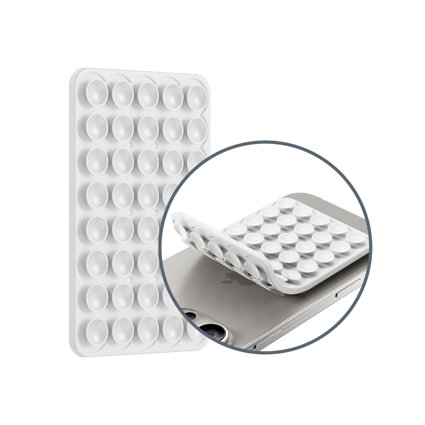 Spectrum OCTOSNAP Phone Grip - White - 15-14424