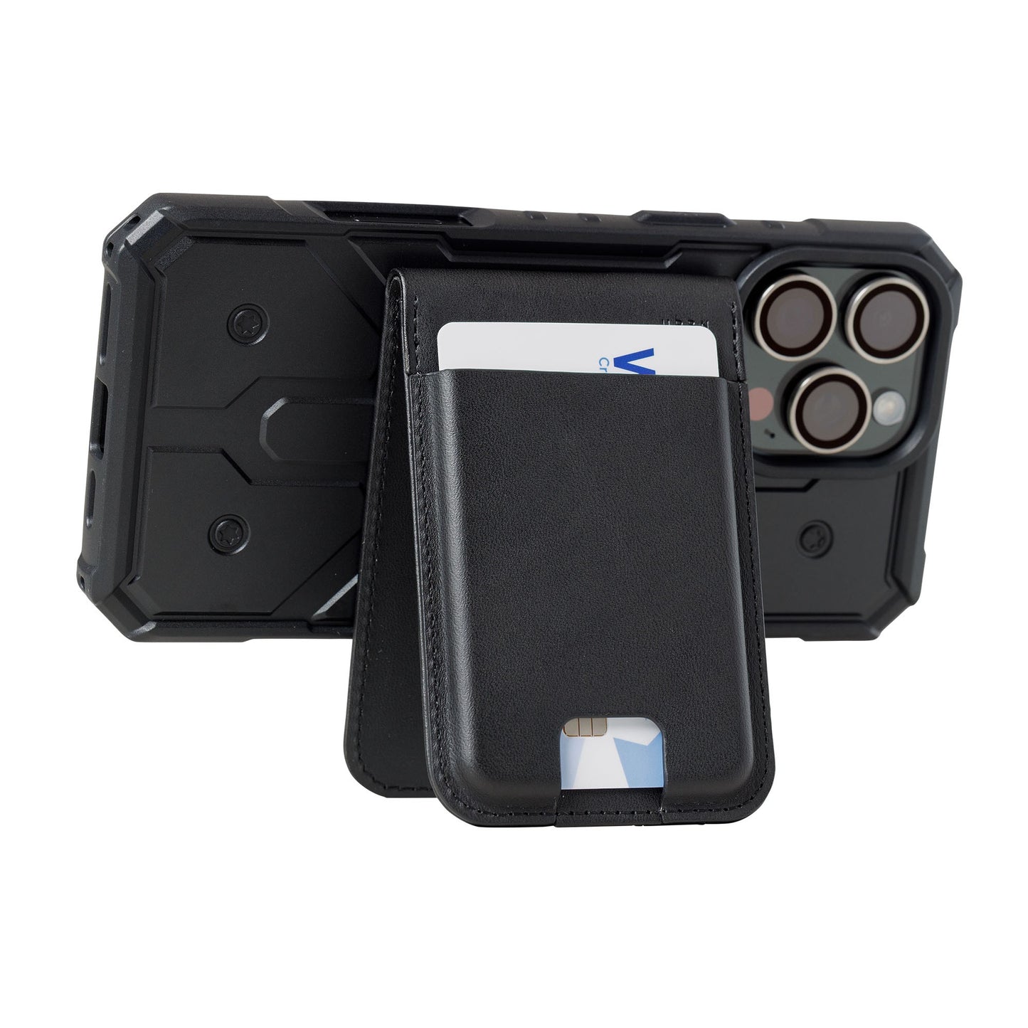 UAG Metropolis Vegan Leather MagSafe Wallet - Black - 15-14428