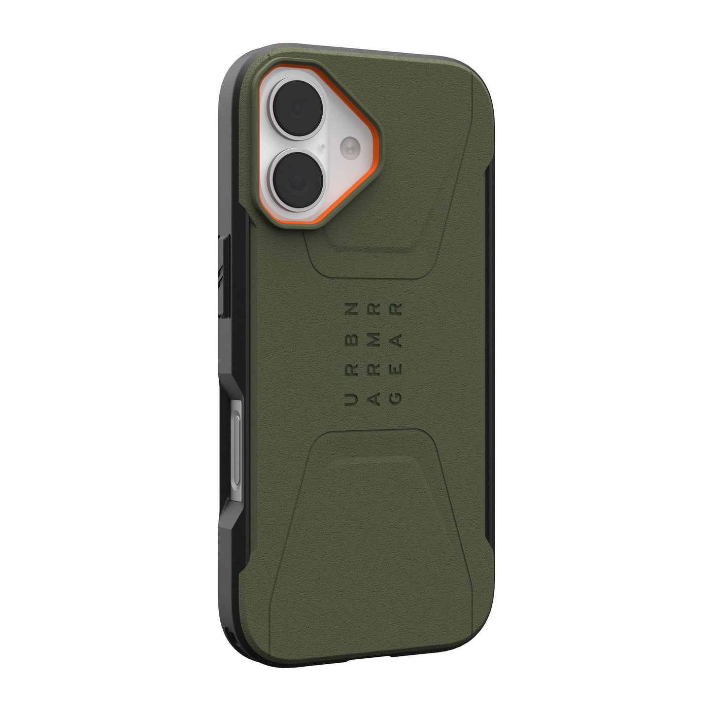 iPhone 17 UAG Civilian MagSafe Case - Olive/Orange - 15-14461