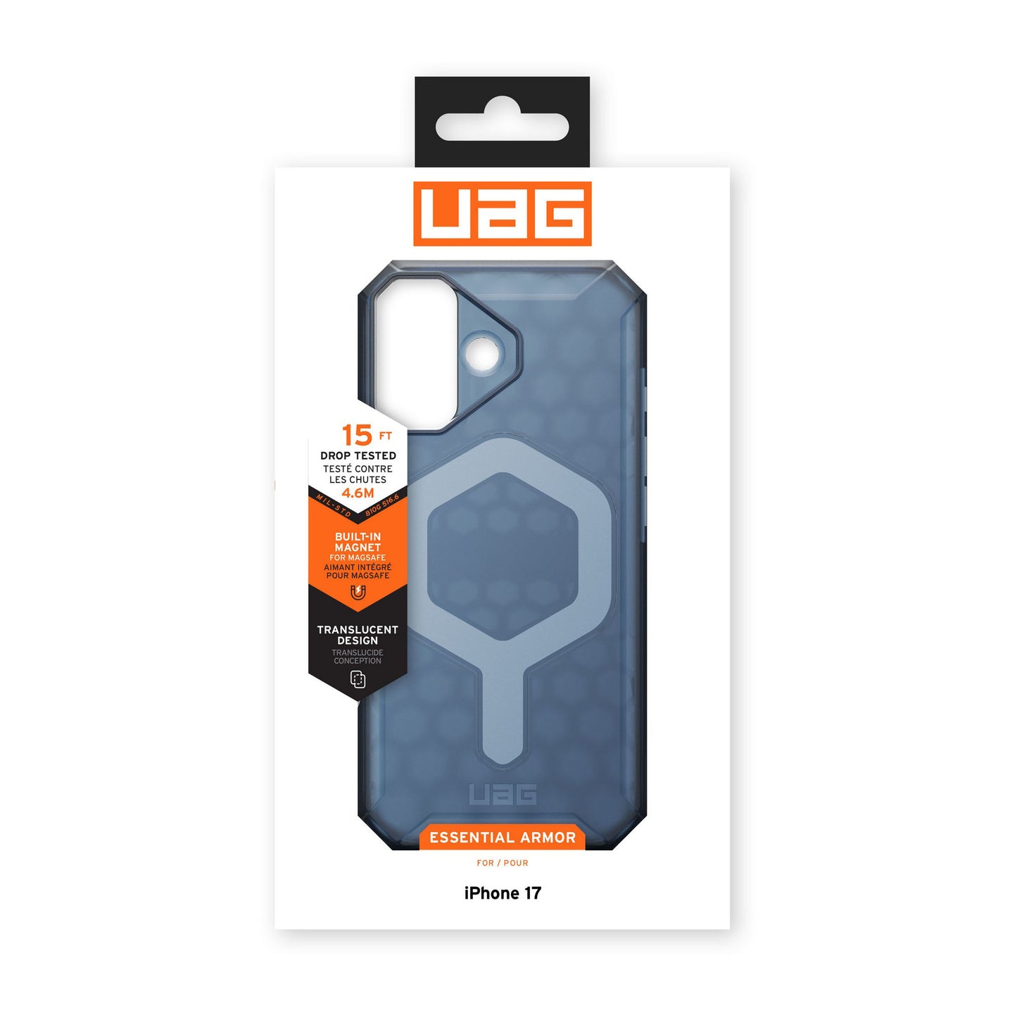 iPhone 17 UAG Essential Armor MagSafe Case - Cloud Blue - 15-14463