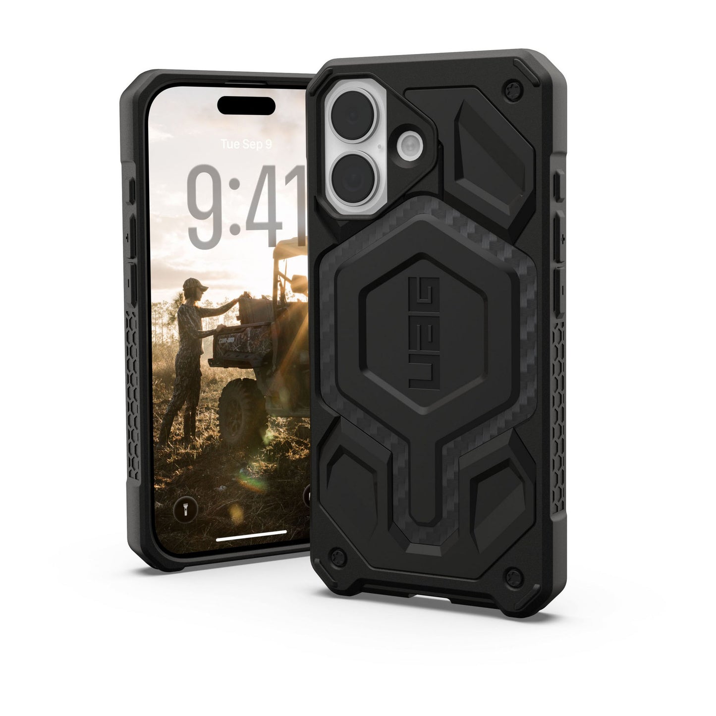 iPhone 17 UAG Monarch Pro MagSafe Case - Carbon Fiber - 15-14467