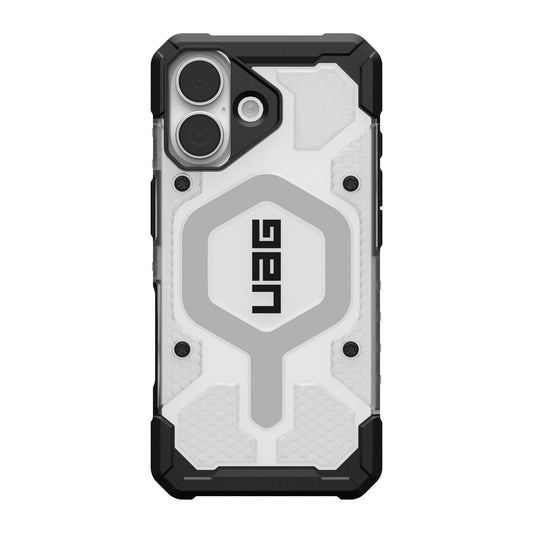iPhone 17 UAG Pathfinder Clear Magsafe Case - Ice/Silver - 15-14468