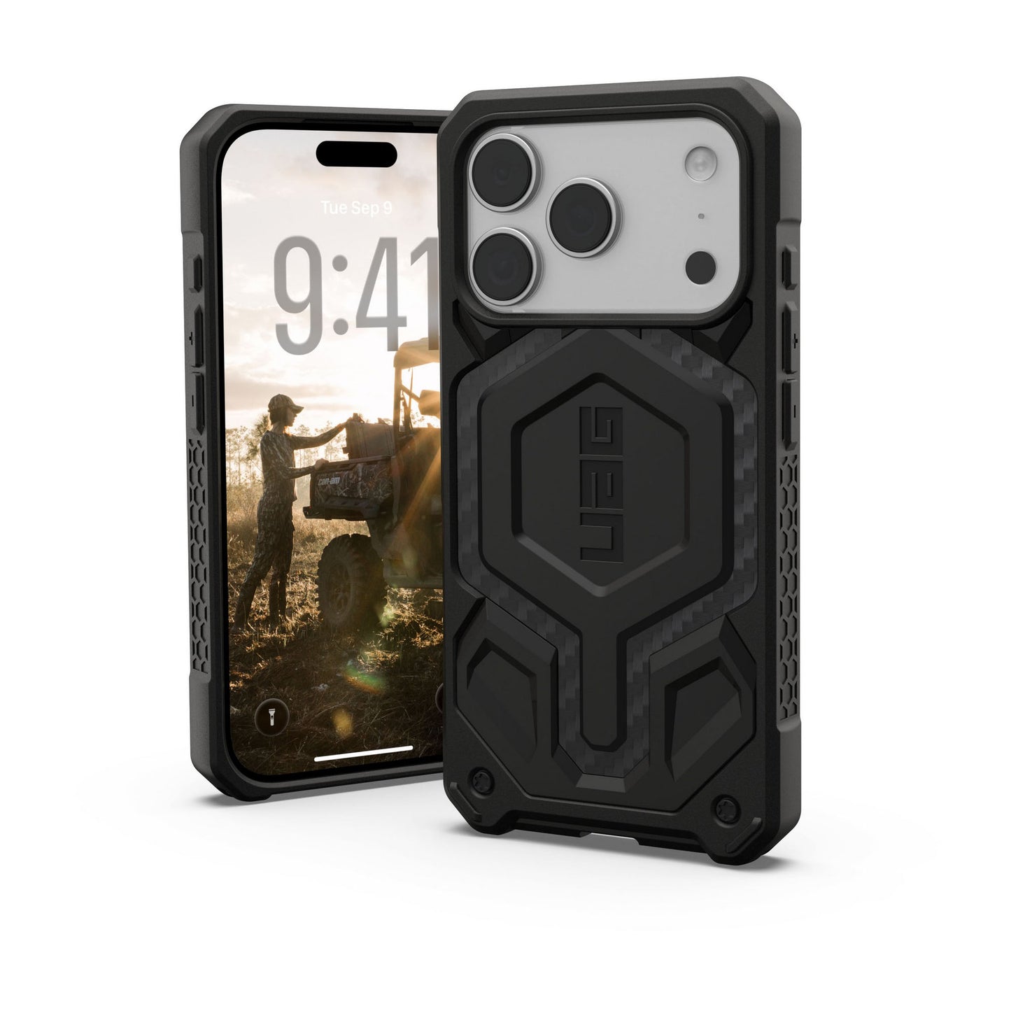 iPhone 17 Pro UAG Monarch Pro MagSafe Case - Carbon Fiber - 15-14479