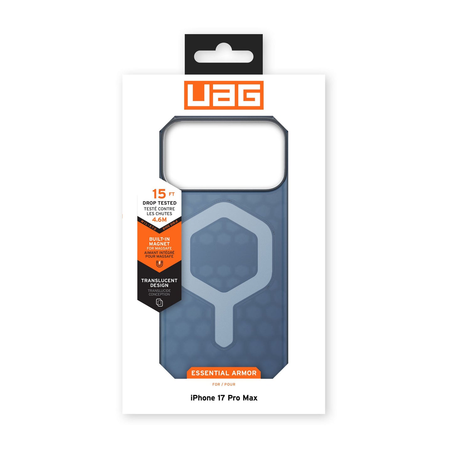 iPhone 17 Pro Max UAG Essential Armor MagSafe Case - Cloud Blue - 15-14489