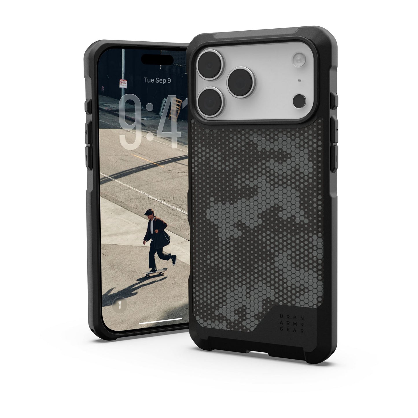 iPhone 17 Pro max UAG Metropolis LT Magsafe Case - Micro Hex Camo Graphite - 15-14490