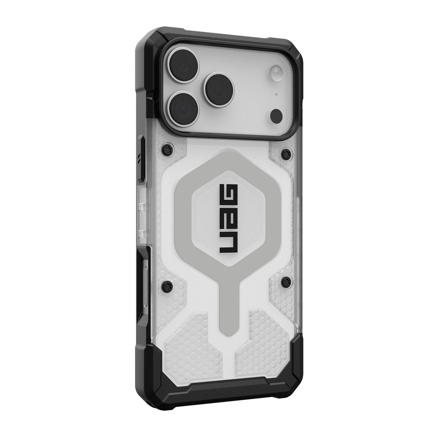 iPhone 17 Pro Max UAG Pathfinder Clear Magsafe Case - Ice/Silver - 15-14494
