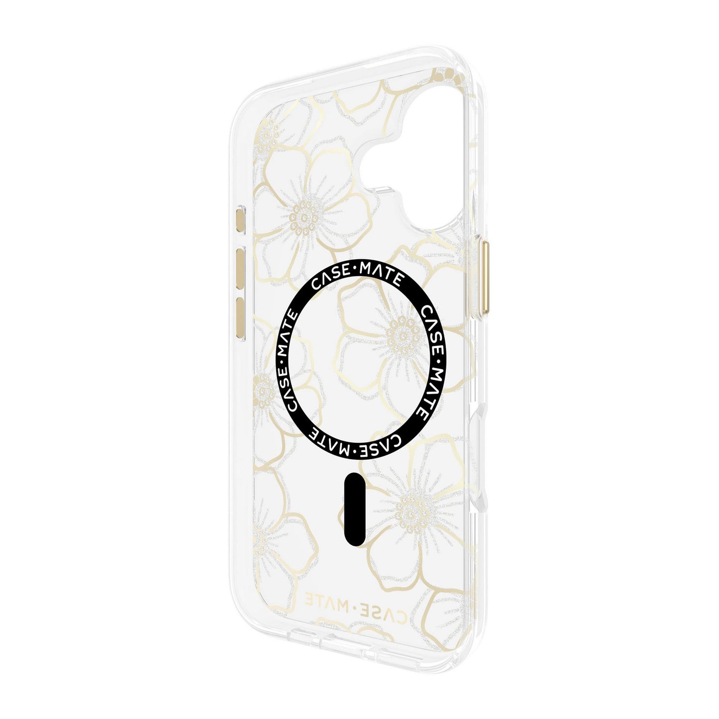 iPhone 17 Case-Mate Floral Gems MagSafe Case - Gold - 15-14564