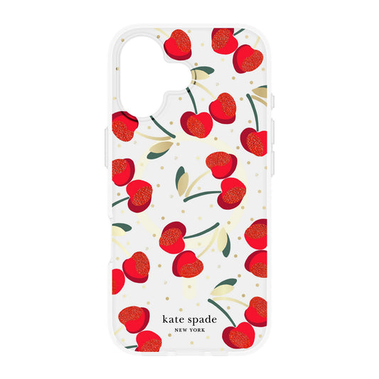 iPhone 17 Kate Spade Protective MagSafe Case - Cherry Dot - 15-14574