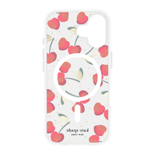 iPhone 17 Kate Spade Protective MagSafe Case - Cherry Dot - 15-14574