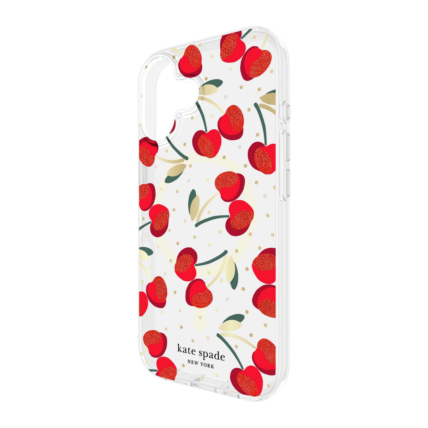 iPhone 17 Kate Spade Protective MagSafe Case - Cherry Dot - 15-14574