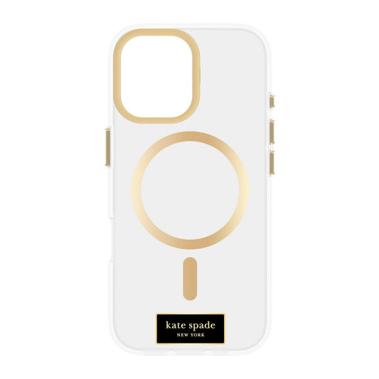 iPhone 17 Kate Spade Protective MagSafe w/Stand Case - Icon Clear - 15-14577
