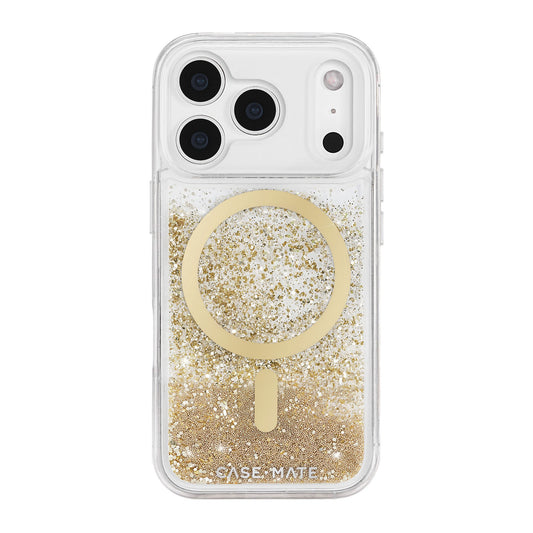 iPhone 18 Pro/17 Pro Case-Mate Waterfall MagSafe Case - Gold - 15-14589