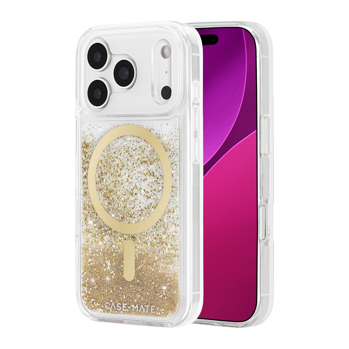 iPhone 18 Pro/17 Pro Case-Mate Waterfall MagSafe Case - Gold - 15-14589