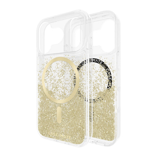 iPhone 17 Pro Case-Mate Waterfall MagSafe Case - Gold - 15-14589