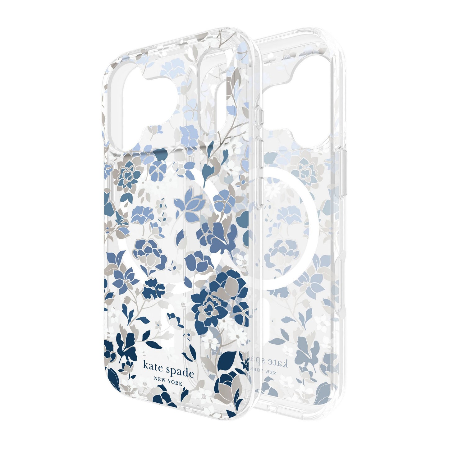iPhone 17 Pro Kate Spade Protective MagSafe Case - Flowerbed Blue - 15-14597