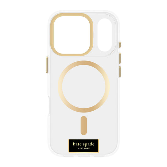 iPhone 17 Pro Kate Spade Protective MagSafe w/Stand Case - Icon Clear - 15-14598