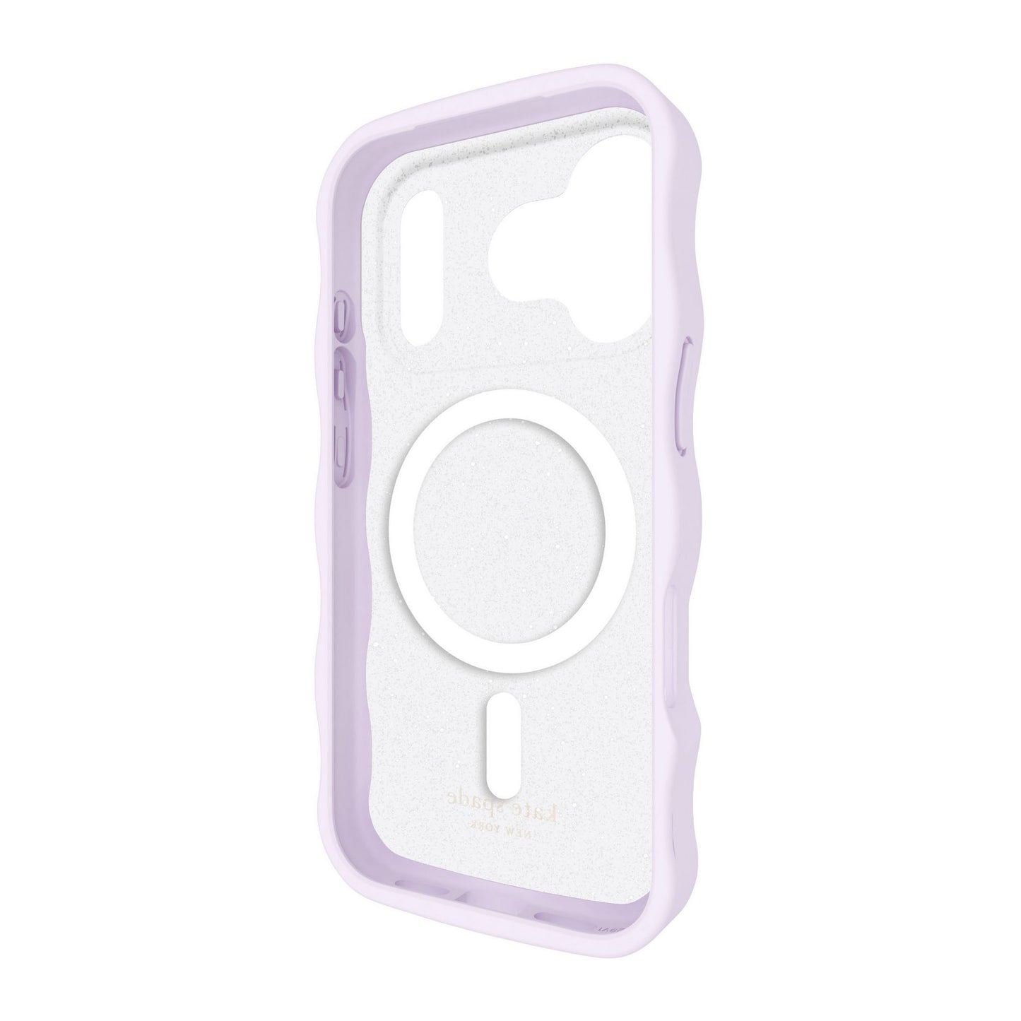 iPhone 17 Pro Kate Spade Wavy MagSafe Case - Opal Glitter - 15-14601