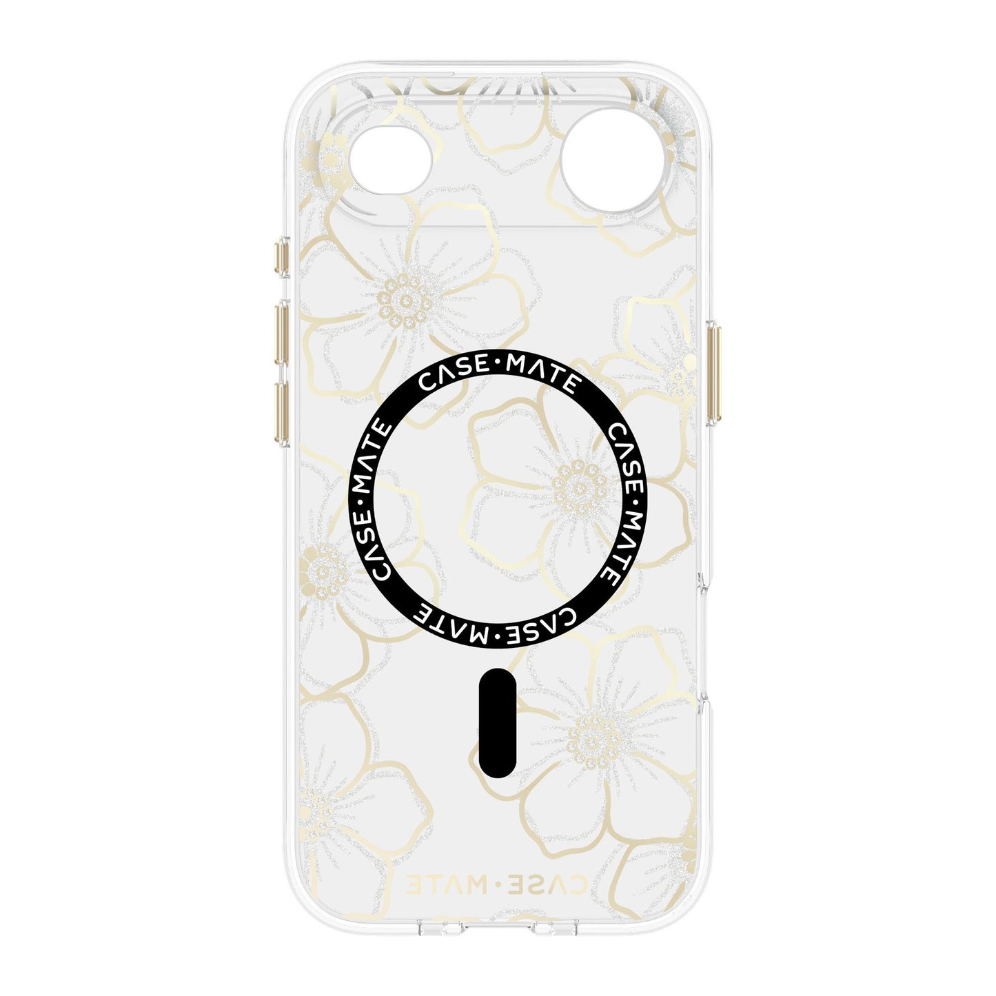 iPhone Air Case-Mate Floral Gems MagSafe Case - Gold - 15-14607