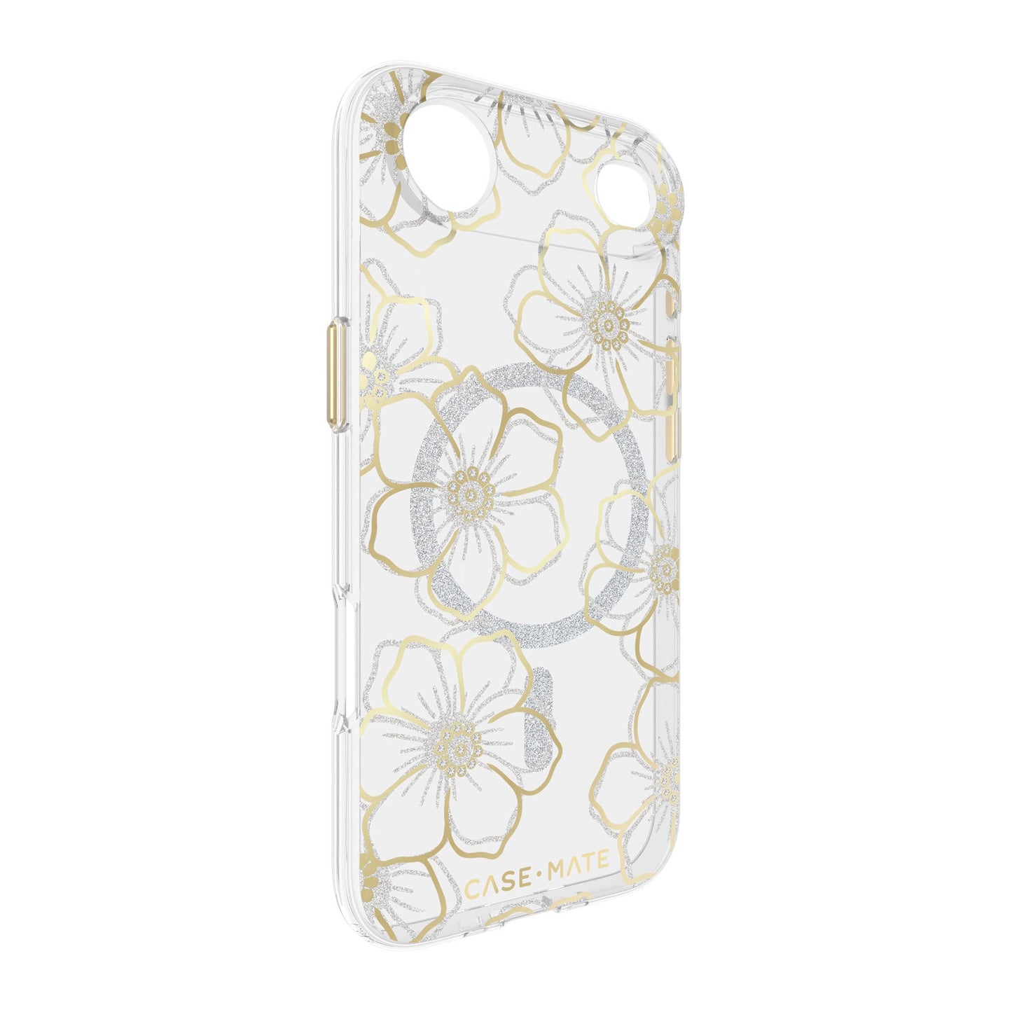iPhone Air Case-Mate Floral Gems MagSafe Case - Gold - 15-14607