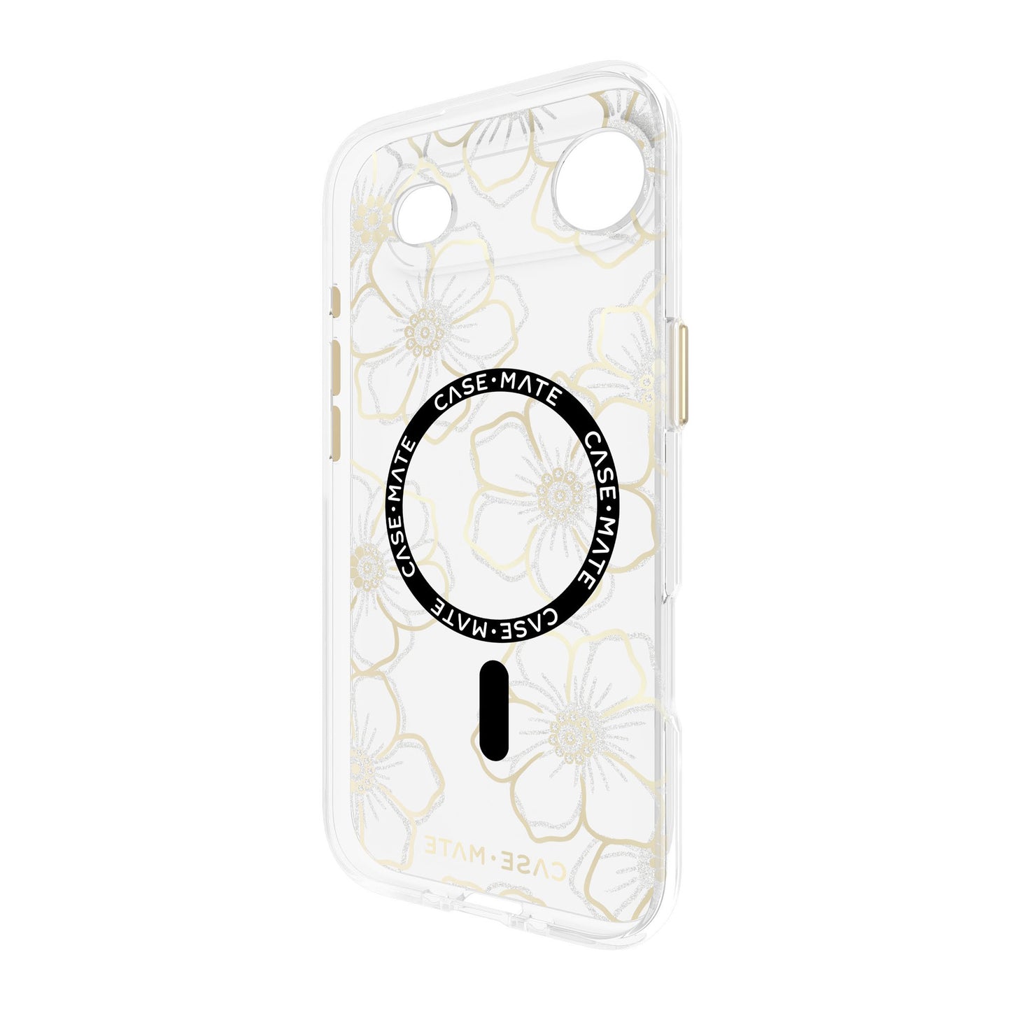 iPhone Air Case-Mate Floral Gems MagSafe Case - Gold - 15-14607