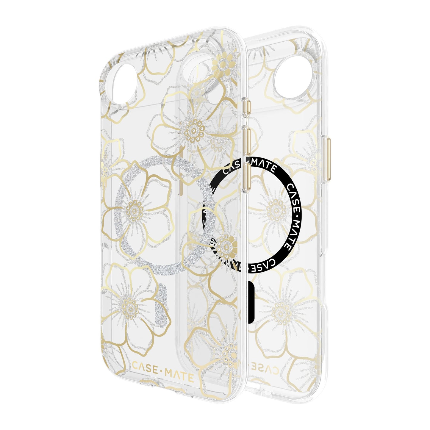 iPhone Air Case-Mate Floral Gems MagSafe Case - Gold - 15-14607